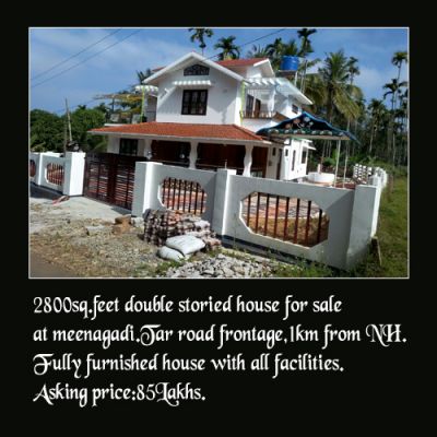 double storied house for sale at wayanad-wayanadlinks