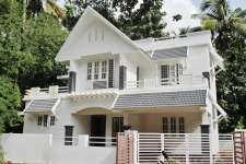 Near Kochi Airport at ELAVOOR new semi furnished house 3BHK 3.7cents 38lakh