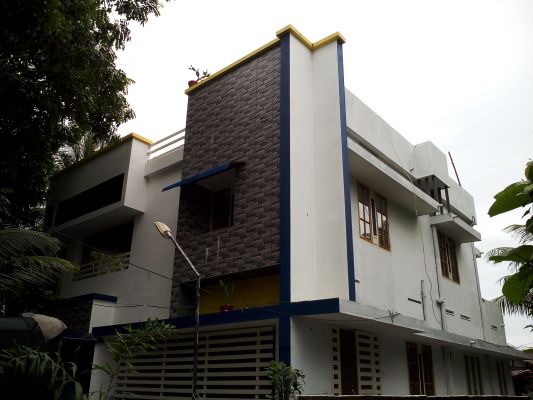 Newly built two story house in kollam