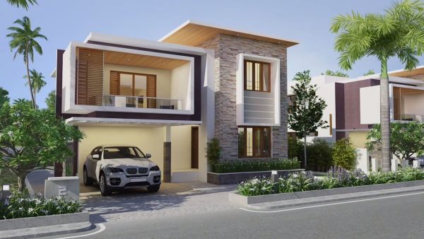 Mindscape villas near Global Public School,Thiruvanyoor