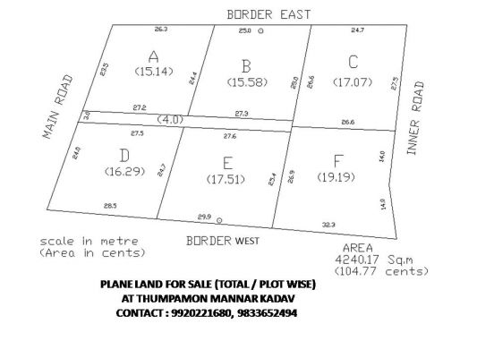 104 cents road approach land suitable for building construction