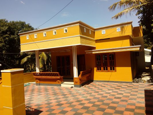 1100 sqft house in 5 cent plot in attingal