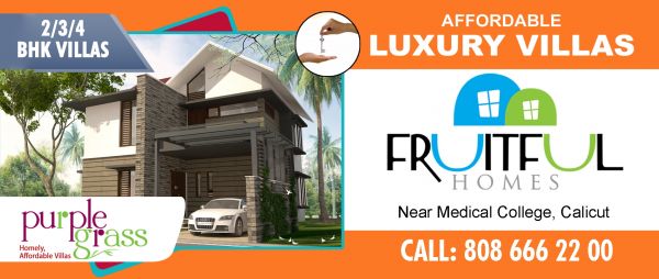 FRUITFUL Homes - PURPLE GRASS - LUXURY villas @ Calicut.