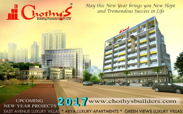 Chothys Builders Luxury appartments Karyavattom 9037317017