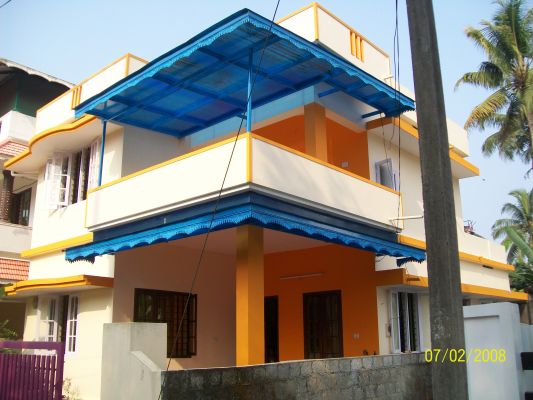 3.7 cent with 4 bed house in CUSAT Kalamassery