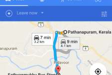 urgent sale - 55cents of land for sale at pathanapuram