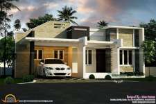 4.2 cent land with 3 bhk, 1050 sqft  villa in Mulanthuruthy