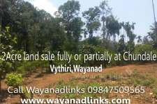 2 Acre land sale fully or partially at Vythiri,Wayanad