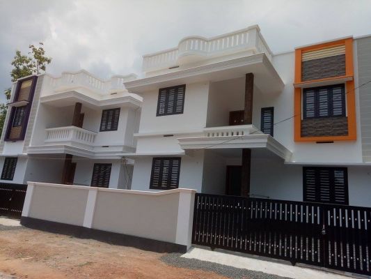 5 cent land with 2000 sqft, 4bhk house