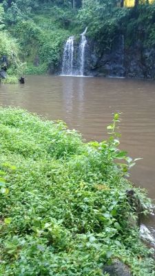 1 acre land with water fall and Big Pond 10 Km Near athirapilly on proposed Malayora Highway