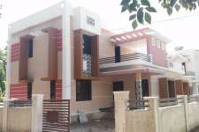 semi furnished villa at cherthala town 6 cent plot with compount wall