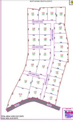 4 , 5, 6,10 cent house plot in Thrippunithura - Kureekadu