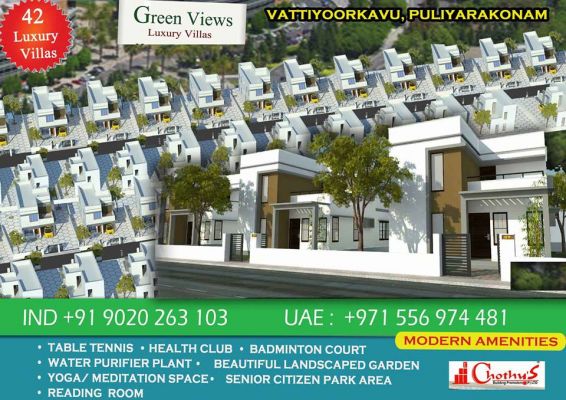 Chothys Green Views Villas Near Vattiyoorkave  9020263103